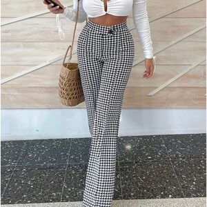 Houndstooth Fashion Nova Pants